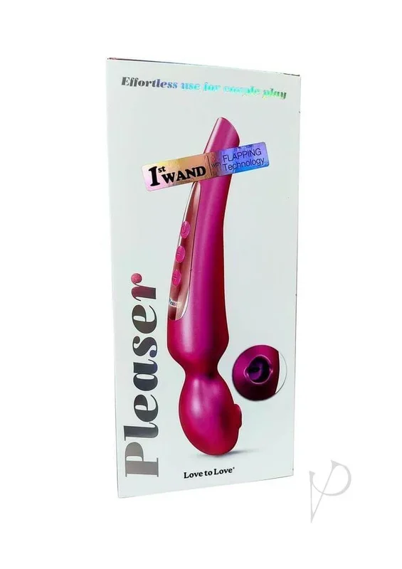 Love to Love Pleaser Rechargeable Clitoral Stimulator Berry