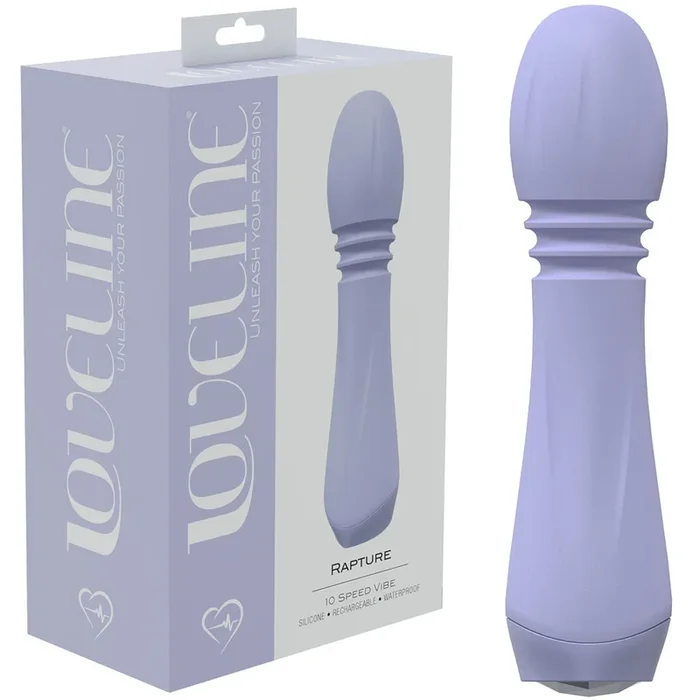 LOVELINE Rapture – Lavender 13.5 cm USB Rechargeable Massage Wand