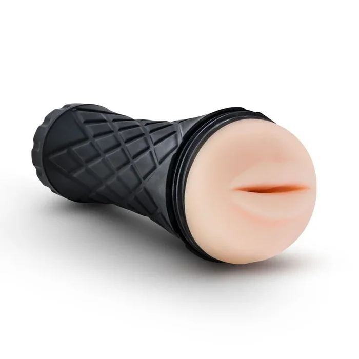 M for Men Torch Vanilla Mouth Masturbator with Suction Grip