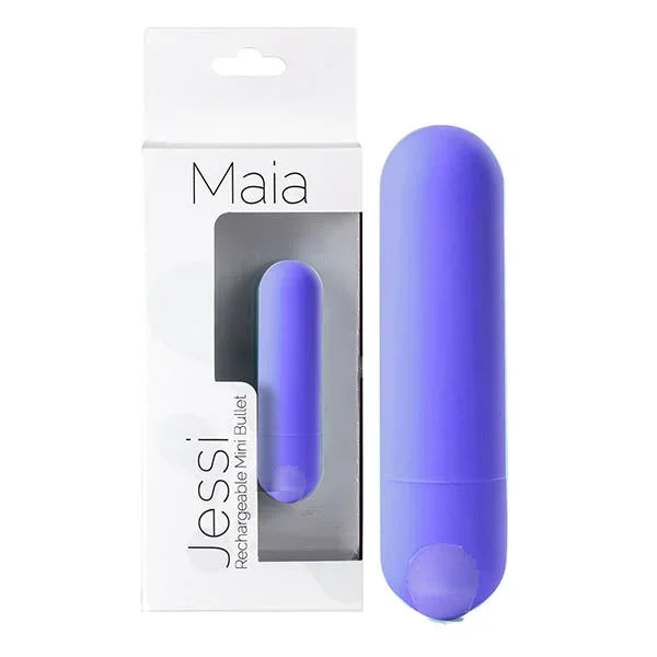 Maia Jessi – Purple 7.6 cm USB Rechargeable Bullet