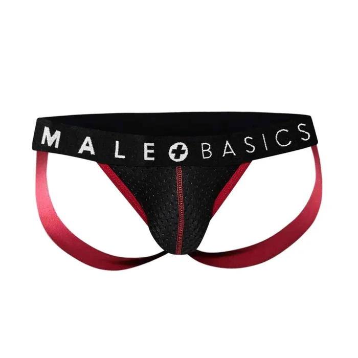 Male Basics MB Spot Jock Strap Black Small