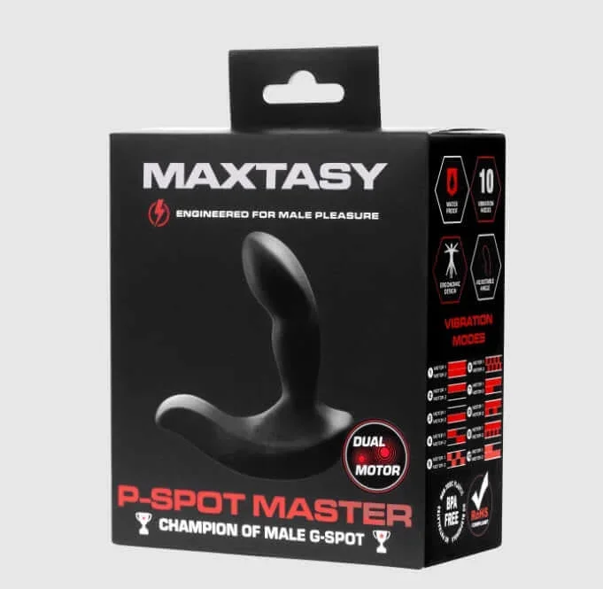 MAXTASY P-Spot Master – Dual Motor Prostate Massager with Bendable Shaft