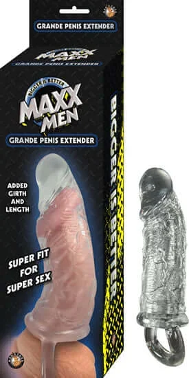 Maxx Men Grande Penis Sleeve Clear – Bigger and Better for Enhanced Pleasure