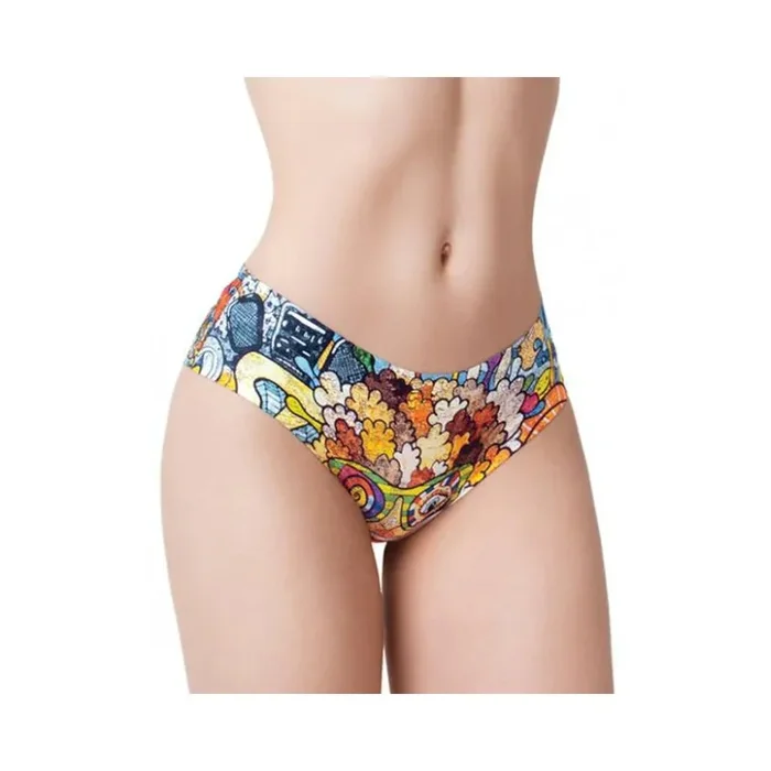 =mememe Psychotropical Trash Printed Slip Sm