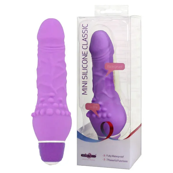 Mini Silicone Classic – Purple 13.5 cm (5.25”) Vibrator