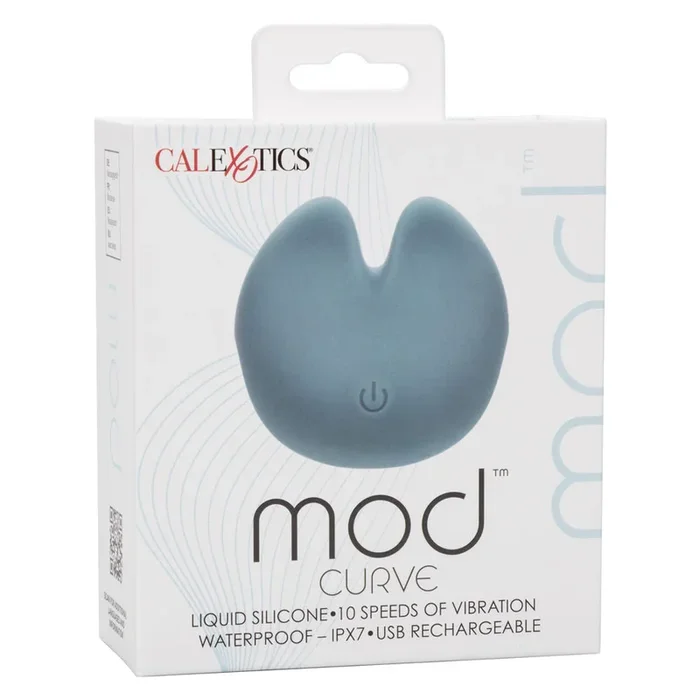 Mod Curve Dual Vibrating Massager Blue Vibrator