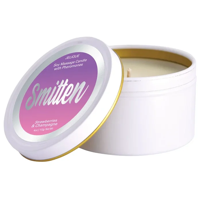 Mood Candle Smitten 4oz – Strawberry and Champagne