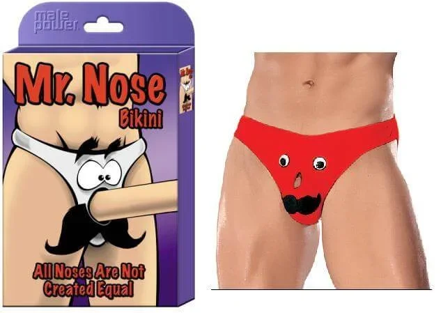 Mr. Nose Bikini: Fun and Playful Elephant Front G-String for Men