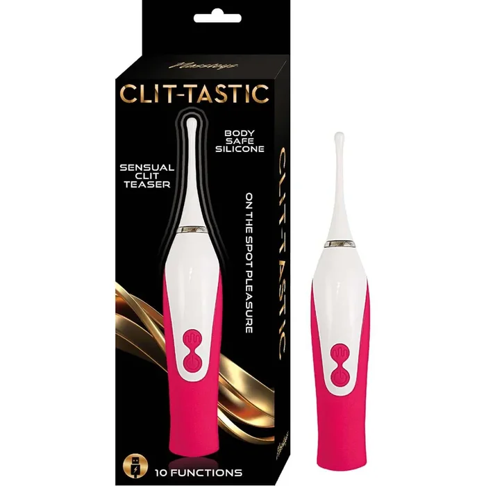 Nasstoys Clit-Tastic Sensual Clit Teaser Red – Rechargeable Vibrator for Precise Stimulation