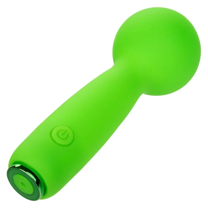 Neon Vibes The Bubbly Vibe Mini Massager in Bright Green with 10 Functions and Rechargeable