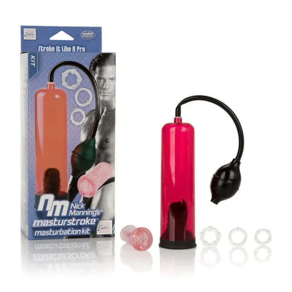 Nick Manning’s Masturstroke Masturbation Kit – Satisfy Your Desires with Complete Pleasure