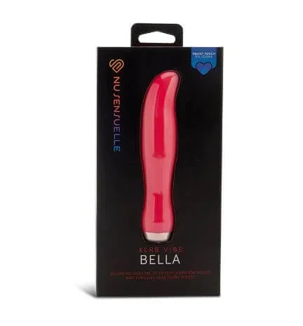 Nu Sensuelle Bella Velvet Touch with Turbo Vibrator Hot Pink