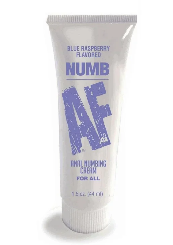 Numb AF Anal Numbing Flavored Cream – Blue Raspberry