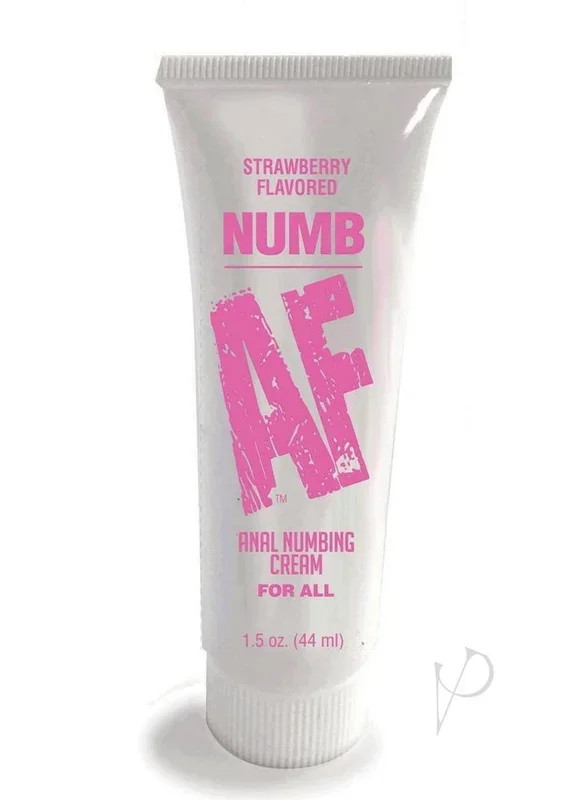 Numb AF Anal Numbing Flavored Cream – Strawberry