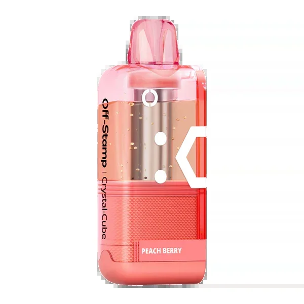 Off-Stamp X‑Cube Crystal 35K Pod – Peach Berry Disposable Vape