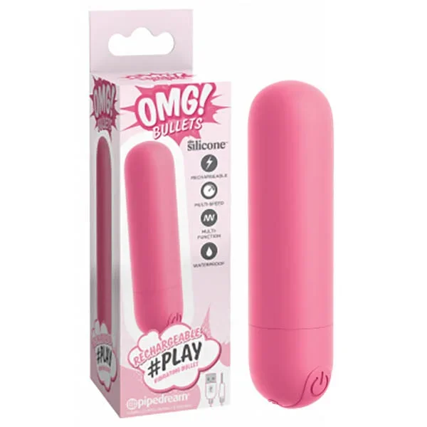 OMG! Bullets #Play – Pink USB Rechargeable Bullet