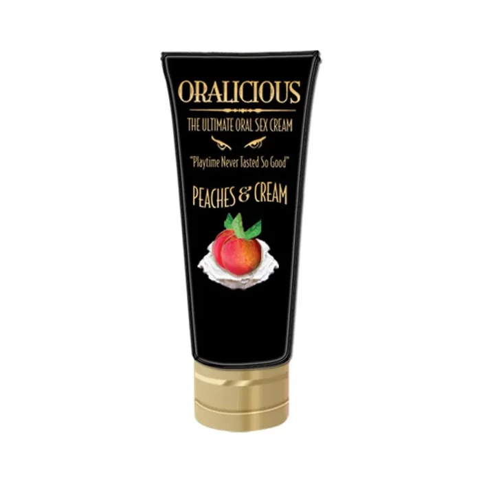 Oralicious Flavored Oral Cream Peaches & Cream 2oz