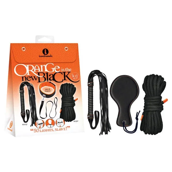Orange Is The New Black Kit #3 – 50 Lashes, Slave! – Bondage Kit – 3 Piece Set