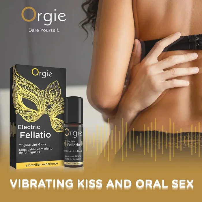 Orgie Electric Fellatio Tingling Lip Gloss 10 ml 0.34 FL OZ (Special for Oral Sex)