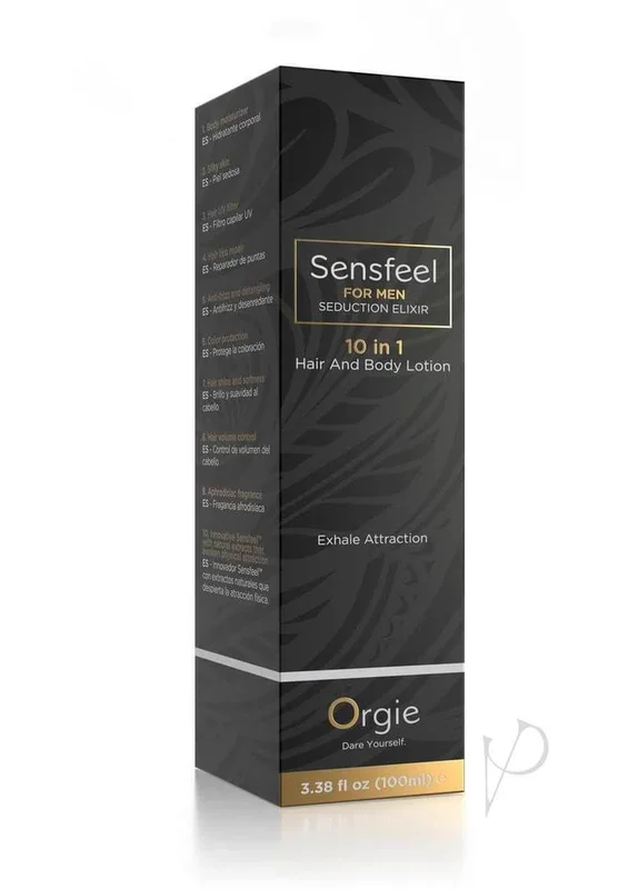 Orgie Sensfeel For Men Seduction Elixir 10 in 1 Lotion 3.38 Oz