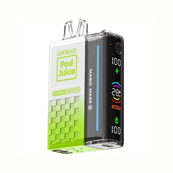 Oxbar Magic Maze 2.0 Pod Juice 30K – Sour Apple Skitz Disposable Vape