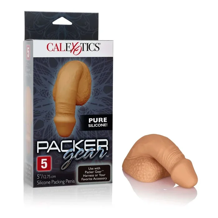 Packer Gear 5-Inch Tan Silicone Penis – Your Ultimate Harness Companion