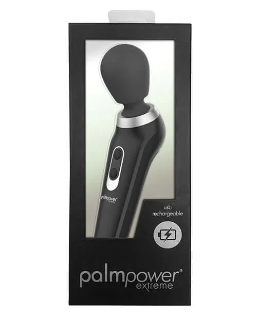 Palm Power Extreme Body Wand Massager Black