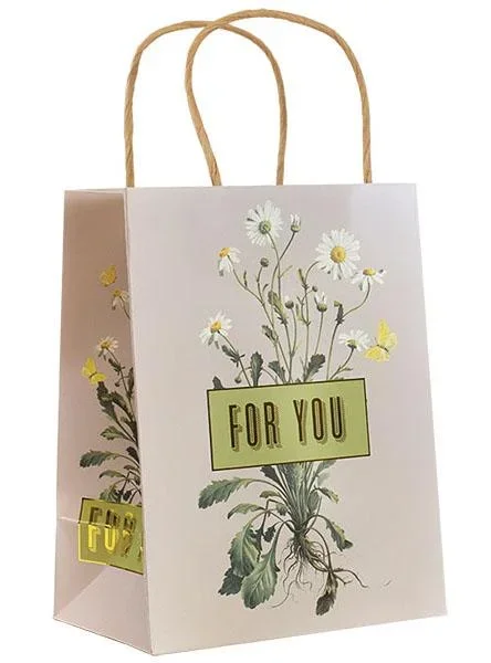 Papaya Foil Gift Bag – For You Daisies