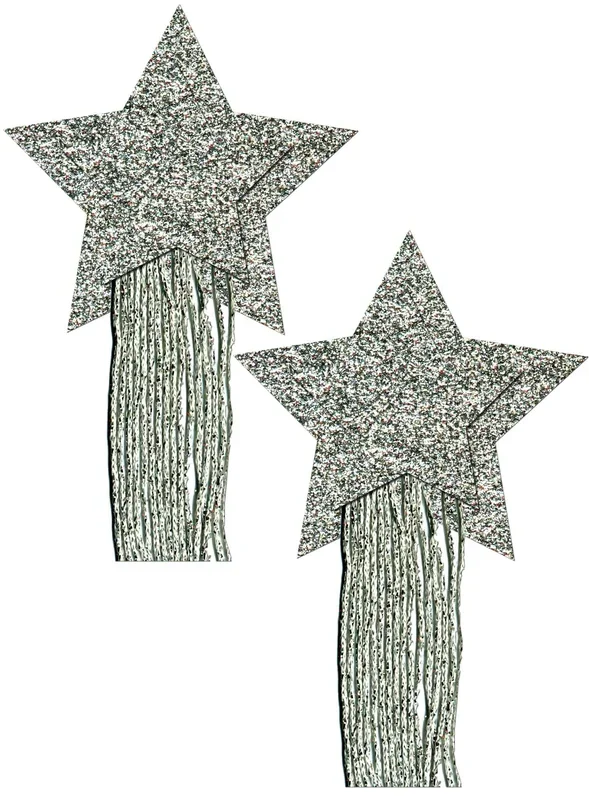 Pastease Star Tassel Silver Pasties