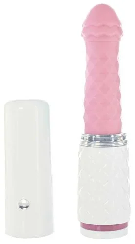 Pillow Talk Feisty Luxurios Thrusting and Vibrating Massager Pink