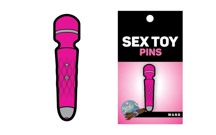 Pink Wand Sex Toy Pin