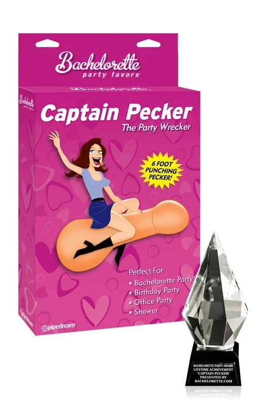 Pipedream – Bachelorette Party Favors – Captain Pecker – The 6′ Inflatable Party Pecker