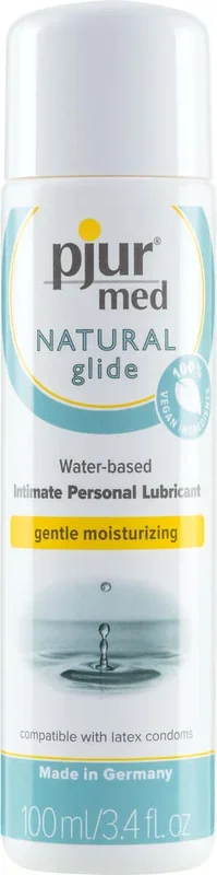 Pjur Med Natural Glide Water-Based Lubricant 100 ml – Gentle, Natural, and Long-Lasting