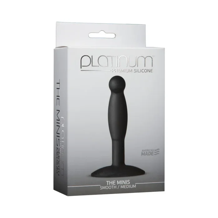 Platinum Premium Silicone – The Minis – Smooth – Medium Black