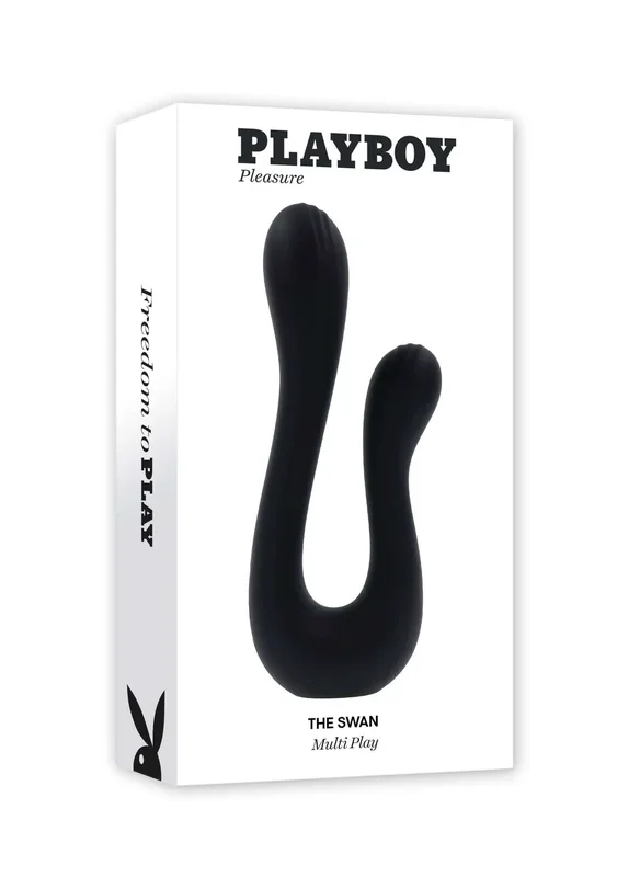 Playboy The Swan Dual Shaft Rechargeable Vibrator