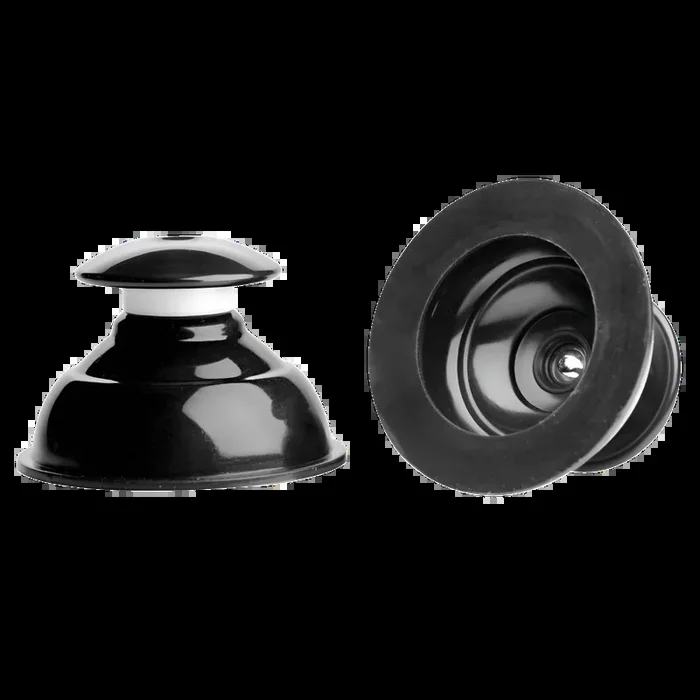 Plungers Extreme Suction Silicone Nipple Toys – Black