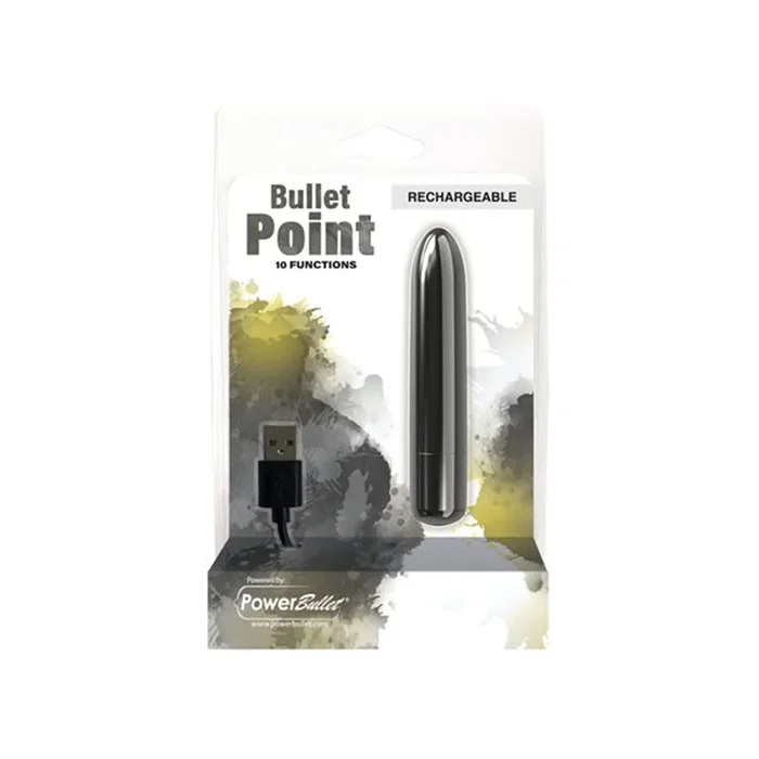 Power Bullet Point Rechargeable – Black