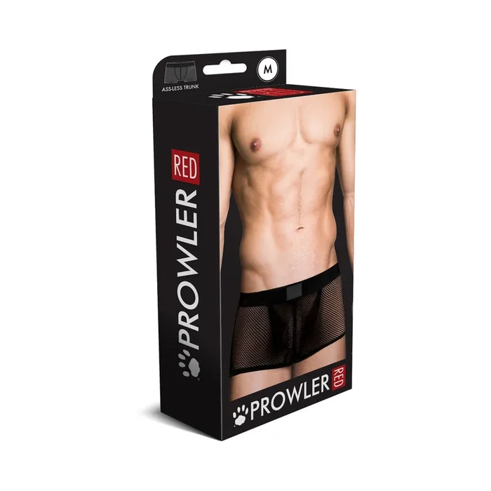Prowler RED Fishnet Assless Trunk Black M
