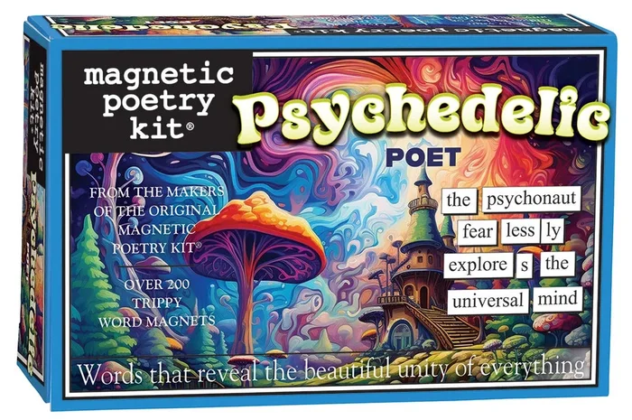 Psychedelic Poet Magnetic Poetry Kit