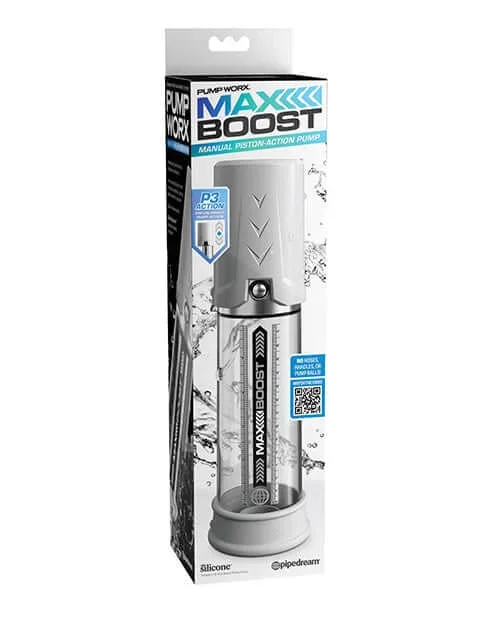 Pump Worx Max Boost White/Clear by Pipedream Products