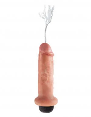 Realistic King Cock 6-Inch Squirting Dildo | Pipedream Products