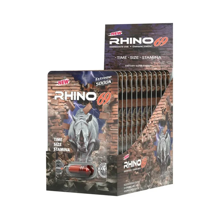 Rhino 69 Capsules 24-Pack Display