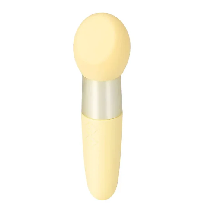 Rina Dual Vibrator – Yellow, Rechargeable Dual Motor Silicone Vibrator by Maia Toys