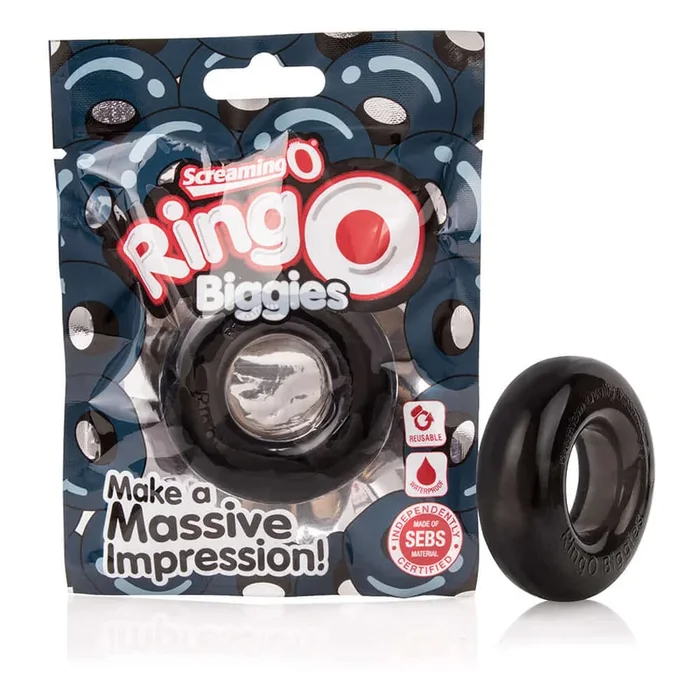 RingO Biggies Cock Ring Black