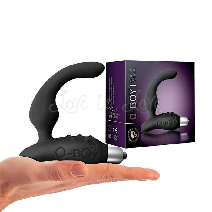 Rocks-Off O-Boy Putting the ‘O’ in OMG 7 Speed Black (In New Packaging Edition)