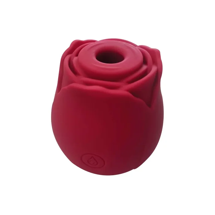 Rose Suction Air Pulse Stimulator Red