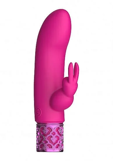 Royal Gems Dazzling Pink Bullet Vibrator: Compact Elegance with Powerful Performance