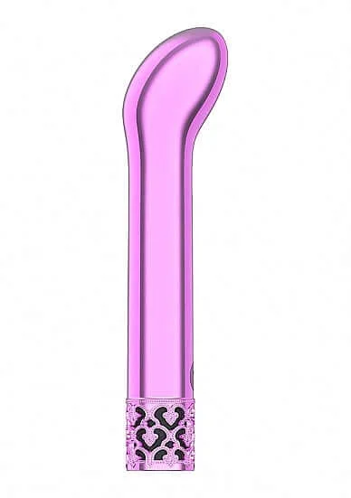 Royal Gems Jewel Pink ABS Plastic Bullet Vibrator Rechargeable