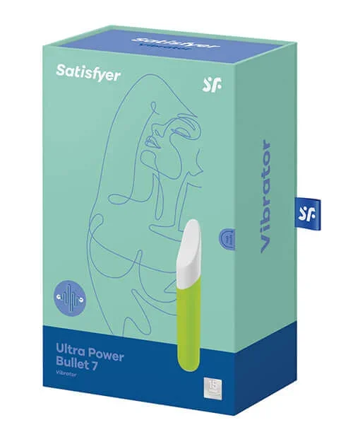 Satisfyer Ultra Power Bullet Vibrator 7 Glider Green