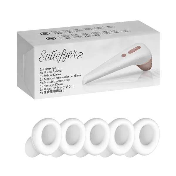 Satiyfyer 2 Climax Heads – 5 Replacement Silicone Heads for Satisfyer 2